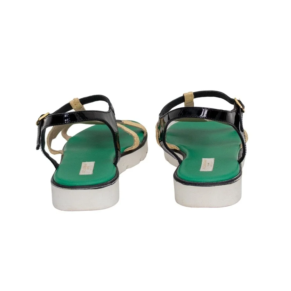 DOLCE & GABBANA BAMBINO SHOES TOUCAN SANDALS T-STRAP sz‎ EU 37 UK 4 23.5cm